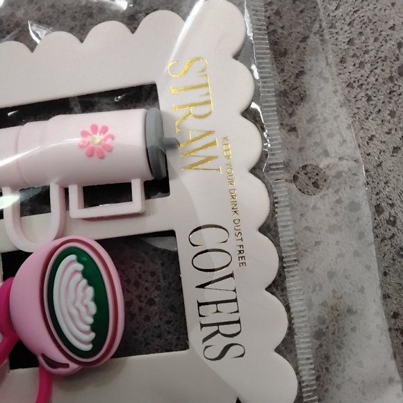 Simply Southern Fun Straw Covers Set Coffee Silicone New Great Stocking Stuffer - Picture 7 of 8